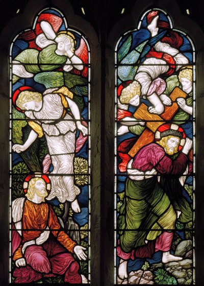 Christ Attended By Angels by Henry Holiday