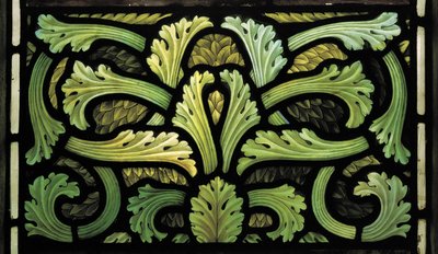 Foliage Pattern, Angels Of Judgement Window by Henry Holiday