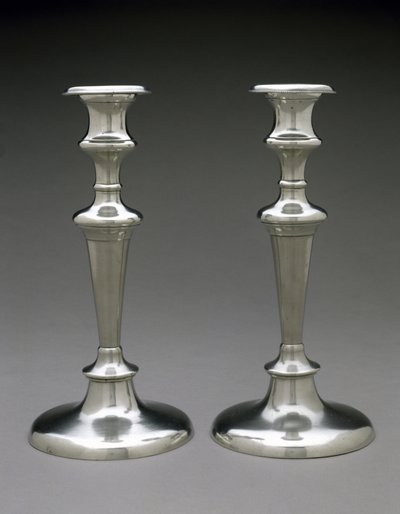 Pair of Candlesticks by Henry Hopper