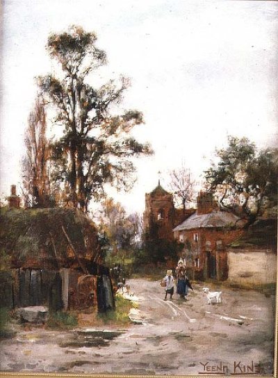 Going to the Village by Henry John Yeend King