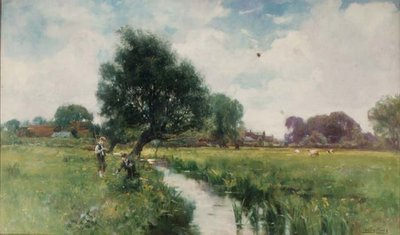 In the Meadows by Henry John Yeend King