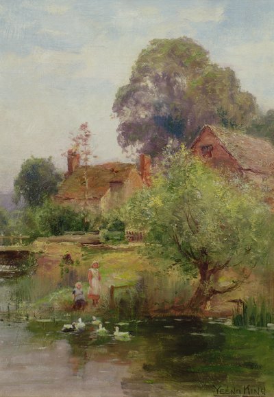 The Duck Pond by Henry John Yeend King