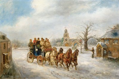 The Uxbridge Coach near Hillingdon by Henry Jones