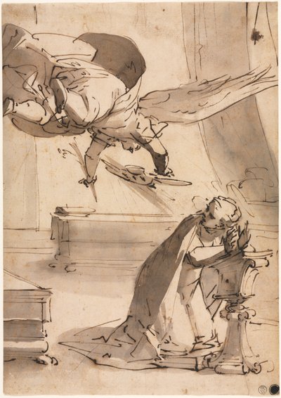 The Annunciation by Henry Joseph Redouté