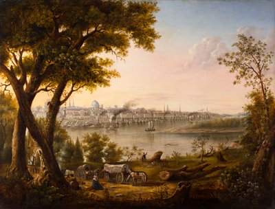 Saint Louis in 1846 by Henry Lewis