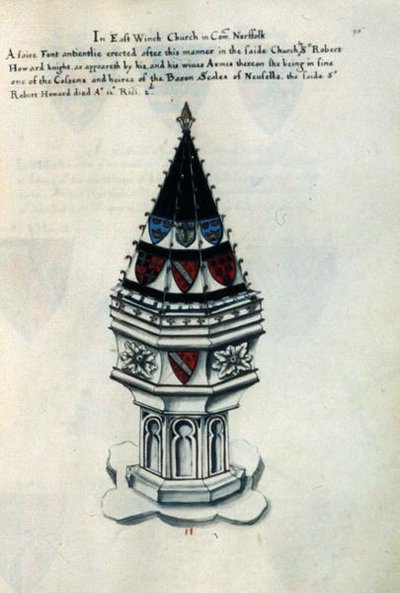 The Font Erected by Sir Robert Howard by Henry Lilly