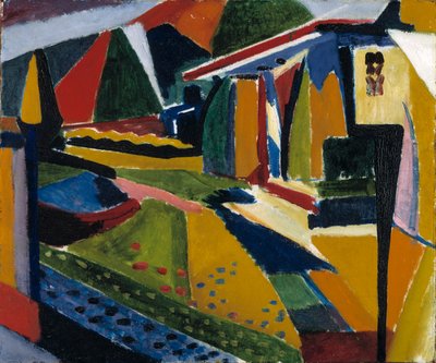 Abstract Landscape by Henry Lyman Saÿen