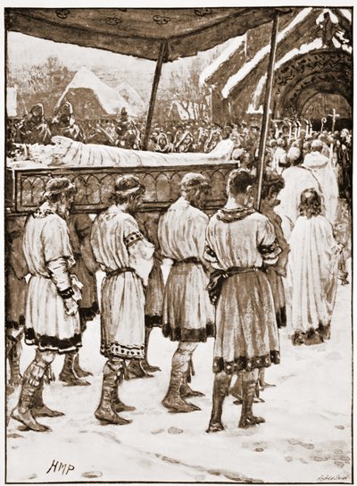 Funeral of Edward the Confessor by Henry Marriott Paget