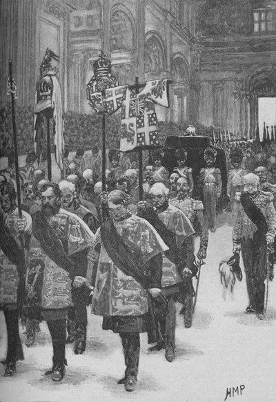 The Burial of Wellington by Henry Marriott Paget