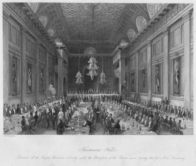 Freemasons Hall, c1841 by Henry Melville