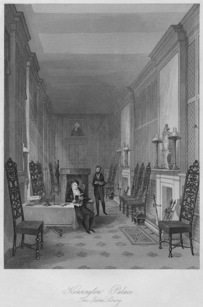 Kensington Palace. The Sussex Library, c1841 by Henry Melville