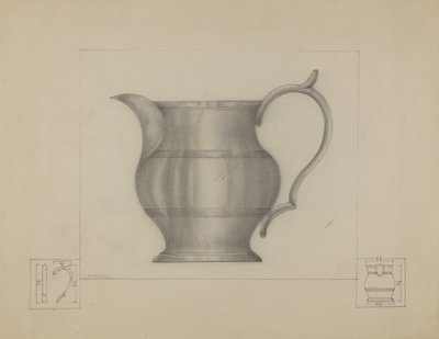 Pewter Pitcher by Henry Meyers