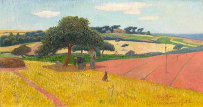 Les Chaumes en Guidel, 1891 by Henry Moret