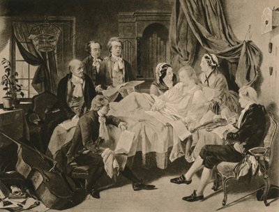 The Deathbed of Mozart by Henry Nelson O