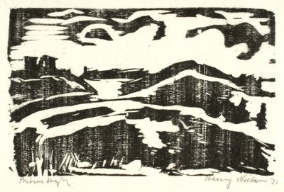 Landscape with Hills by Henry Nielsen