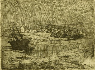 Capsized Fishing Boats, Brittany by Henry Ossawa Tanner