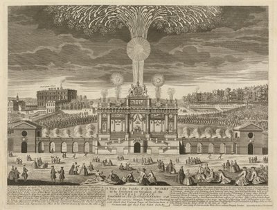 Fire Works after Aix la Chapelle by Henry Overton