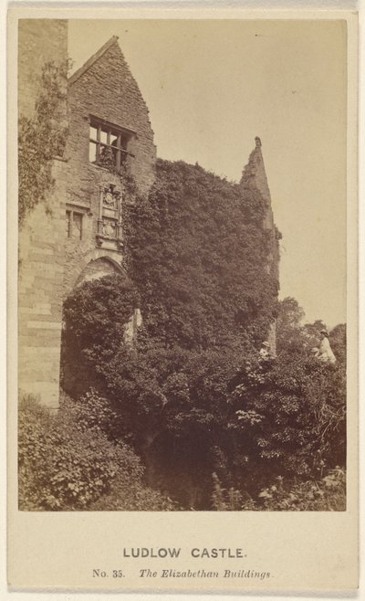 Ludlow Castle. The Elizabethan Buildings by Henry Peach Robinson
