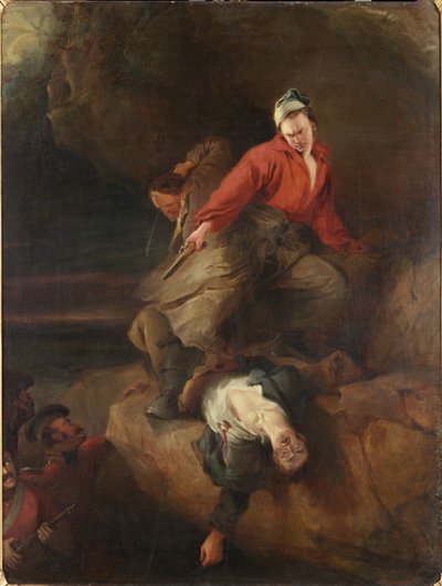 Smugglers Attacked by Henry Perlee Parker