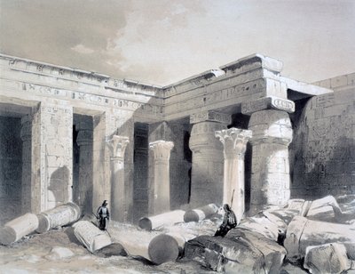 Medinet Abou, Thebes, Egypt, 19th century by Henry Pilleau