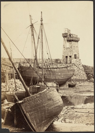 Boats in a Harbor by Henry Pollock