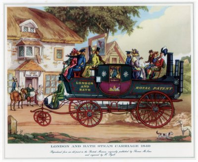 London and Bath Steam Carriage, 1840 by Henry Pyall