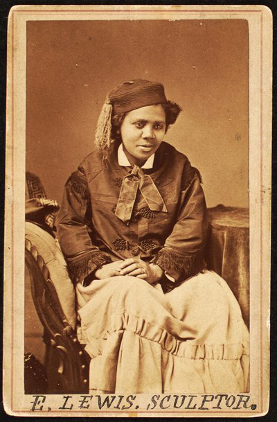 Carte de Visite of Edmonia Lewis, c.1870 by Henry Rocher