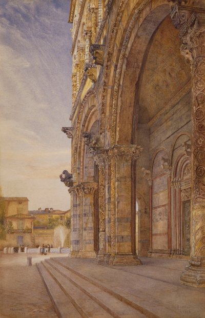 San Martino, Lucca by Henry Roderick Newman