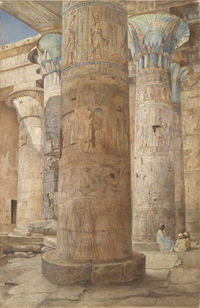 Temple on the Island of Philae by Henry Roderick Newman