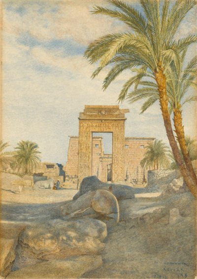 The Temple at Karnak by Henry Roderick Newman