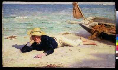 A Hot Summer Day by Henry Scott Tuke