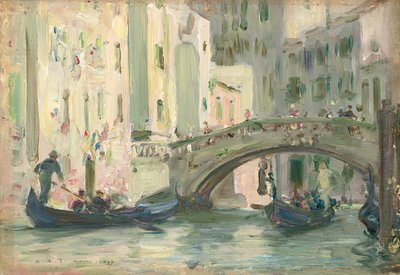 A Canal in Venice, 1899 by Henry Scott Tuke