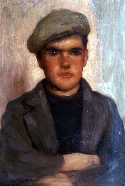 Boy Wearing a Cap by Henry Scott Tuke