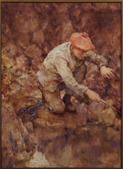 Netting Lobster by Henry Scott Tuke