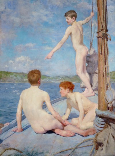 The Bathers by Henry Scott Tuke