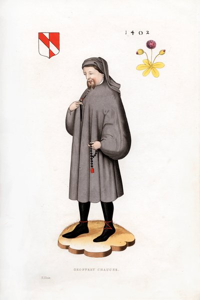 Geoffrey Chaucer by Henry Shaw
