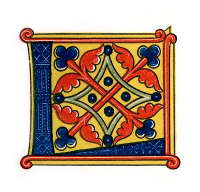 Initial Letter L, 1843 by Henry Shaw
