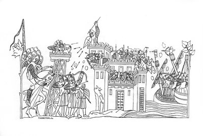Siege Scene by Henry Shaw