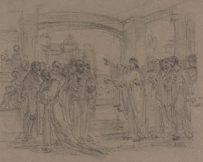 Christ in the Temple by Henry Singleton