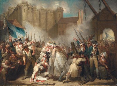The Storming of the Bastille by Henry Singleton