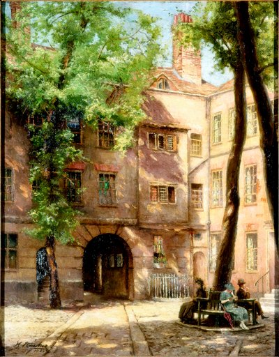 Hanover Square, 1922 by Henry Straker