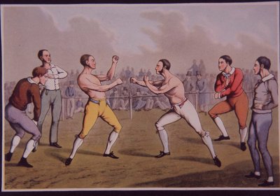 Barefist prizefight by Henry Thomas Alken