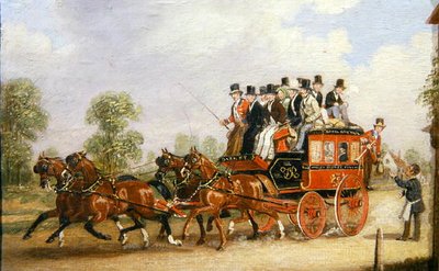 Coaching Scene by Henry Thomas Alken