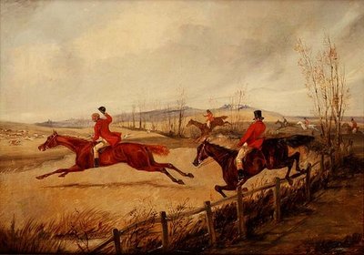 Full Cry, Over the Fence by Henry Thomas Alken