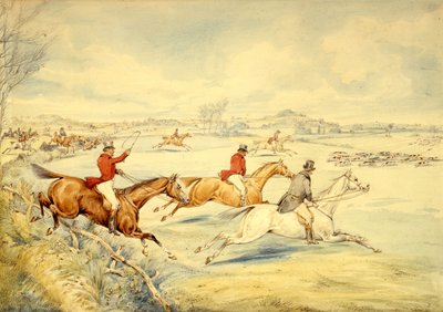 Hunting Scenes: Full Cry by Henry Thomas Alken