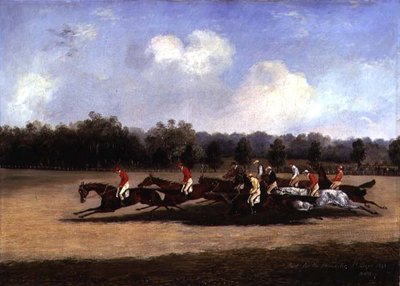 The Start of the St. Leger by Henry Thomas Alken