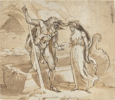 Psyche Giving Her Coin to Charon by Henry Tresham