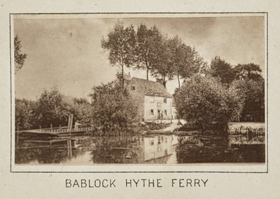 Bablock Hythe Ferry by Henry W. Taunt