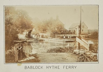 Bablock Hythe Ferry by Henry W. Taunt