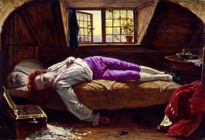The Death of Chatterton, 1856 by Henry Wallis